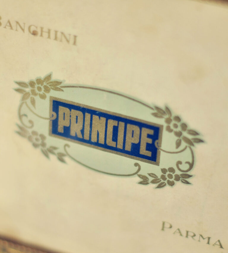 1923 Il marchio Principe compare per la prima volta nella gamma dei prodotti.