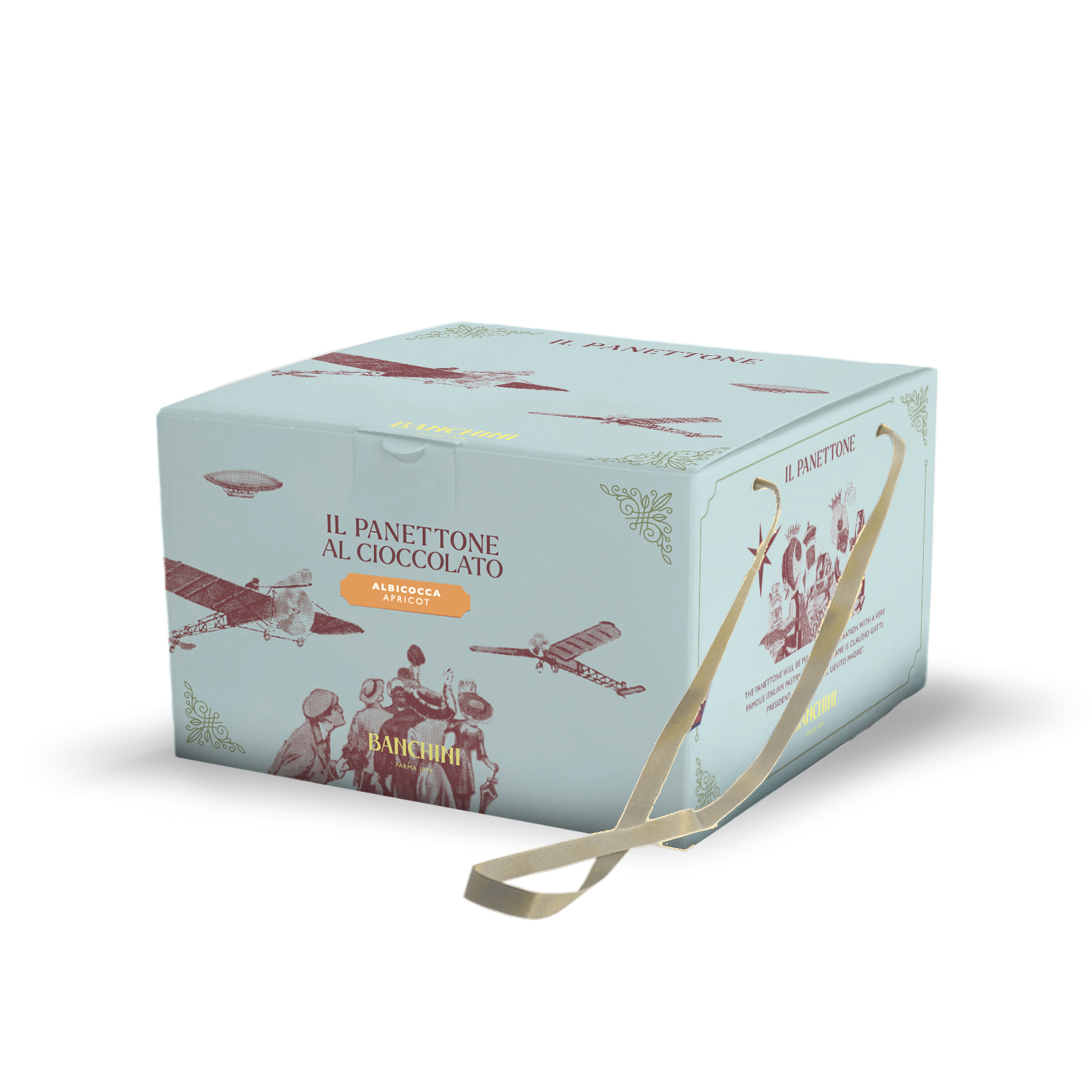 panettone al cioccolato con albicocca